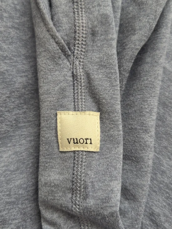 Vuori Heather Gray Women's Jogger Pants with Drawstring - Picture 5 of 5